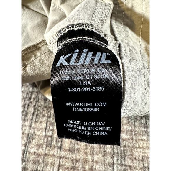 Kuhl Womens Slash 11" Shorts Size 8 Tan UPF 50 Splash Hiking 6084 - Picture 10 of 10